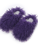 Popular Warm Housewear Mongolian Fur Slides 36-51