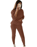 Hot Sale Long Sleeve Sweater Pants Sets Two Pieces Outfit S-5XL