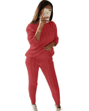Hot Sale Long Sleeve Sweater Pants Sets Two Pieces Outfit S-5XL