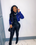 Long Sleeve Solid Color Short Jackets S-XL
