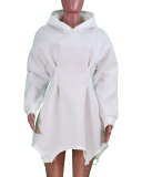 Long Sleeve Women Solid Color Dress S-XL