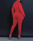 Long Sleeve V-neck Wholesale Winter Jumpsuit S-2XL
