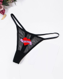 Sexy Printed Mesh G-string S-2XL