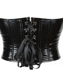 Black PU Women Fashion Corset