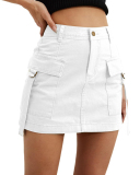 Cotton Women Short Mini Skirt XS-XL