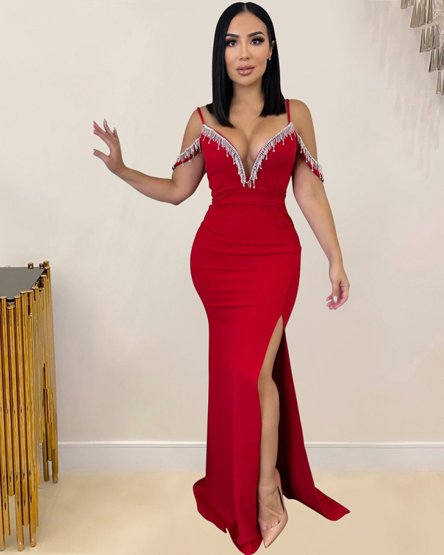 Sleeveless Women Long Evening Dress S-XXL