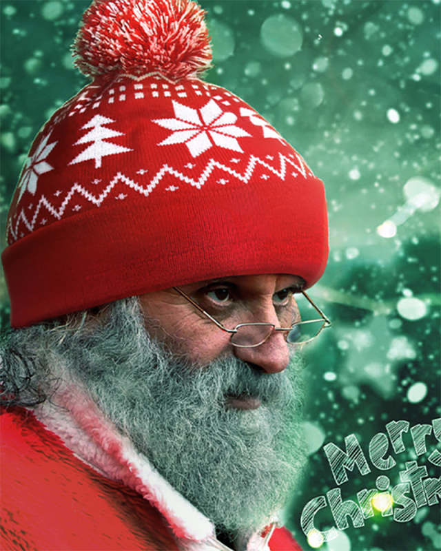 Red Christmas Knitted Warm Hats