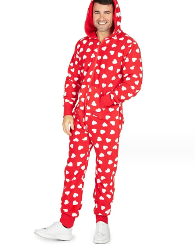 Christmas Red Women Comfort Jumpsuit S-XL