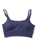 Yoga Solid Color Seamless Sling Sports Bra S-L