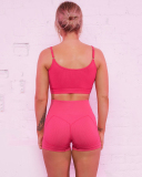 Yoga Solid Color Seamless Sling Sports Bra S-L