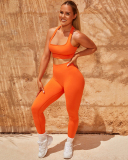 Solid Color Women Square Collar I Back Sports Bra S-L