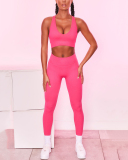 Women I Back V Neck Sports Bra S-L