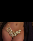 Luxury Rhinestone Bra String Sexy Jewerly Body Chain Gild Silvering