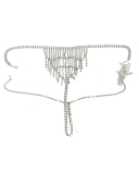 Sexy Fashion Shining Rhinestone Bikini Sets Body Chain Gild Silvering