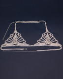 Sexy Rhinestone BIkini Fashion Jewerly Body Chain Gild Silvering