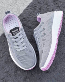 Hot Sale Soft Casual Women Sports Sneakers Black Gray Blue 36-41