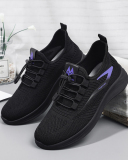 Women Fashion Breathable Casual Sport Sneakers Black Gray Pink 36-41