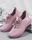 Women Fashion Breathable Casual Sport Sneakers Black Gray Pink 36-41