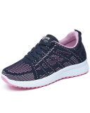 Hot Sale Soft Casual Women Sports Sneakers Black Gray Blue 36-41