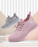 Women Fashion Breathable Casual Sport Sneakers Black Gray Pink 36-41