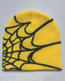 Spider Web Jacquard Knitted Hat Beanie Hat