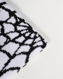 Spider Web Jacquard Knitted Hat Beanie Hat