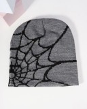 Spider Web Jacquard Knitted Hat Beanie Hat