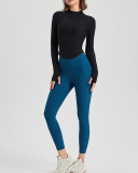 Long Sleeve Shape Casual Running Fitness Coat S-XL