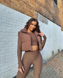 Women Solid Color Classical Sleeveless Short Jackets XS-XL