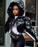 Bright Solid Color Hoodies Hot Sale Women Mini Bread Jacket S-XL
