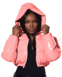 Bright Solid Color Hoodies Hot Sale Women Mini Bread Jacket S-XL
