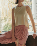Loose Light Soft Strappy Side Sports Cover UP Vest S-L