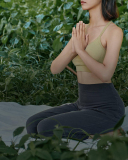 Women Corfortable Solid Color Running Yoga Sports Bra Pants S-L