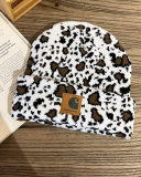 Leopard Cow Milk  Fashion Y2K Beanie