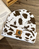 Leopard Cow Milk  Fashion Y2K Beanie