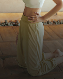Solid Color Loose Yoga Pants S-L