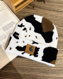 Leopard Cow Milk  Fashion Y2K Beanie