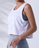 Yoga Camo Cute Crew Neck Running Sleeveless Vest S-L