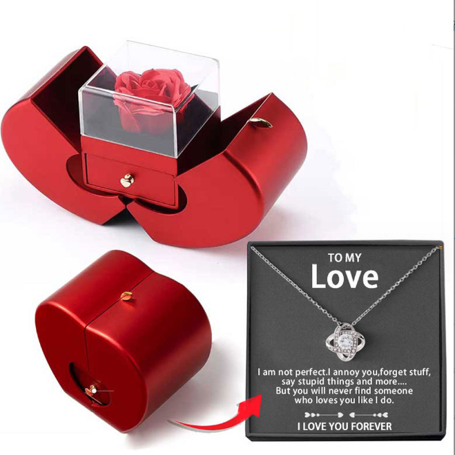 Four-leaf clover necklace women hollowed out light luxury niche mother's day gift