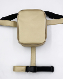 Y2K Fashionable Leg Bag Cool Fanny Pack Outdoor Hiking Motorcycle Embroidered Thread Leg Bag
