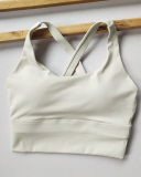 Women Cirss Cross Solid Color Sports Yoga Bra S-XL