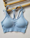 New Women Running Solid Color Work Out Sports Bra S-L