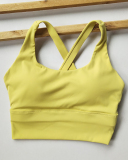 Women Cirss Cross Solid Color Sports Yoga Bra S-XL
