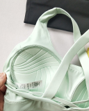 Women Cirss Cross Solid Color Sports Yoga Bra S-XL