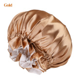 Double Layer Satin Bonnet for Sleeping and Makeup