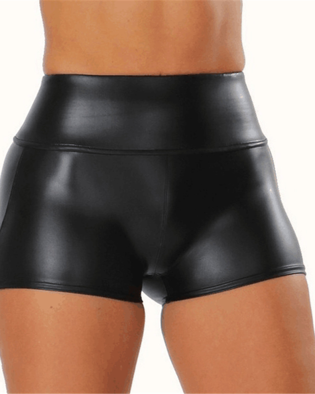 Plus Size Women PU Shorts S-5XL