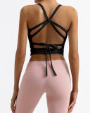 Newest Criss Back Irregular Training Sports Vest Red White Blue Black S-L