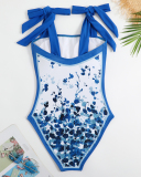 Women Retro Hot Spring Swimsuit Bathing Suit