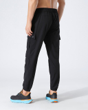 Quickly Drying Loose Casual Fitness Side Pocket Pants Black Green Blue M-4XL