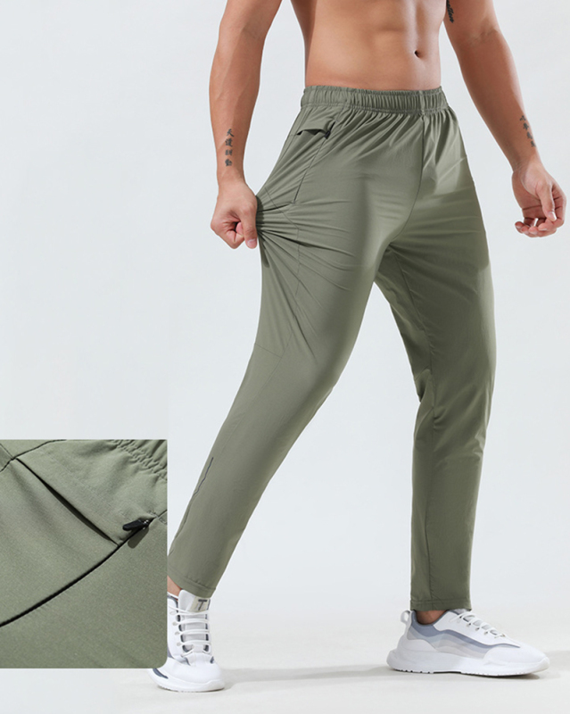 Quick Dry Breathable Fitness Outdoor GYM Sports Pants Black Green M-4XL